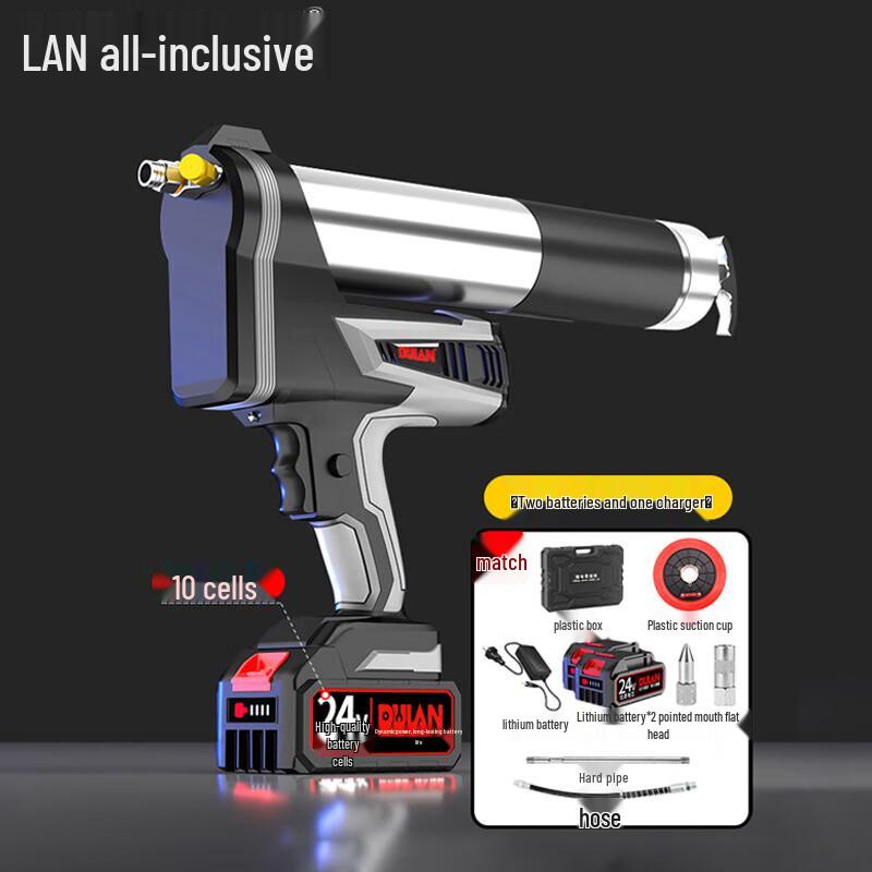 Duolan 24V High-Pressure Electric Grease Gun
