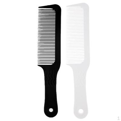 2 Stück Barber Salon Clipper Kamm Friseur Styling Schneiden Entwirren Pinsel Werkzeug