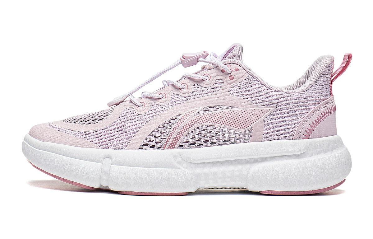 Li Ning YOUNG Zero Gravity 1.0 Низкие детские повседневные кроссовки Ледяной розовый YKCT068-2 32