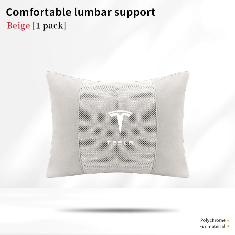 For Tesla Model 3 Model Y Model S Model X Car Headrest Neck Support Seat Soft Neck Pillow Automobile Tesla Interior Accessories