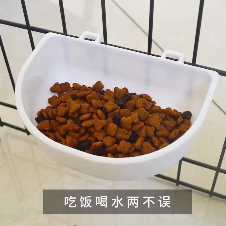 

Подвесная клетка для домашних животных Миска для кормления и питья кошек щенков Универсальная подвесная миска