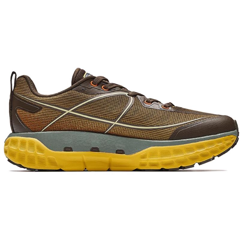 New Anta Champion Full Line 2 Cushioning And Breathable Low Top Casual Running Shoes Men's Umber Yellow 112535534A-5