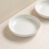 Simple Solid Color Ceramic Large Bowl Practical Dish Bowl Round Household Tableware Restaurant Fruit Salad Bowl Noodle Bowl