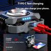 5000mAh Battery Mini Magnetic Working Light Waterproof Stepless Dimming COB Flashlight Rechargeable Strong LED