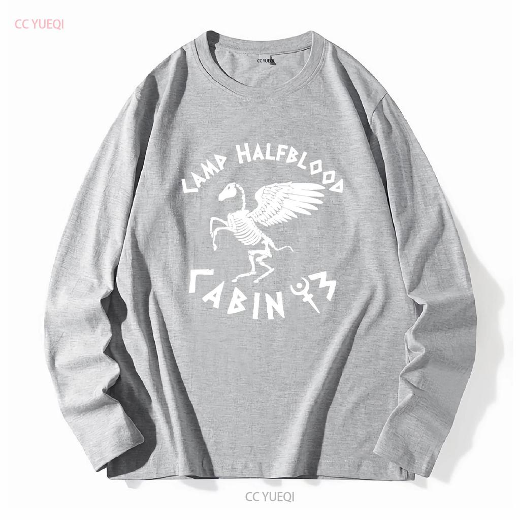 Camp Halfblood T-Shirt Hütte 13 Hades Nico Di Angelo Vintage-Waschung, modisch, dehnbar, Grafik, atmungsaktiv, leicht lässig, Herren