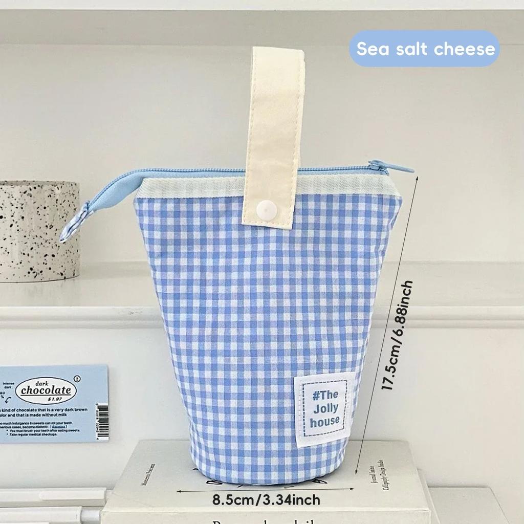 Kawaii Pen Storage Bag Japanese Ins Cute Pencil Punch Large Capacity Pencil Case  Back To School Kids Gift Stationery Supplies