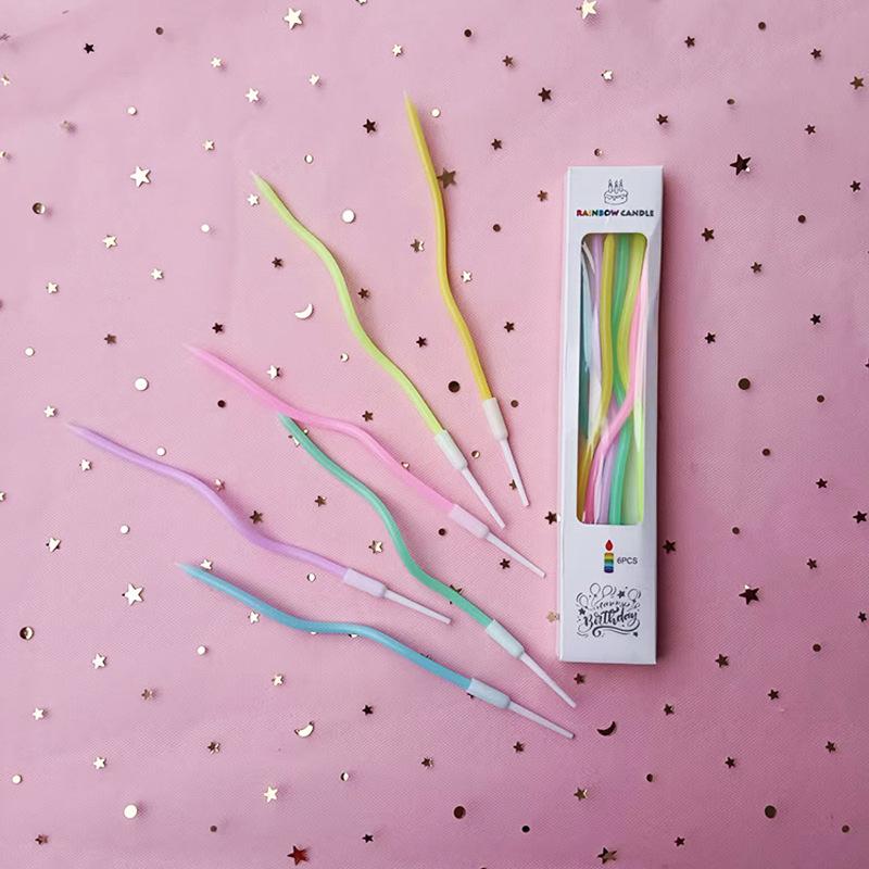 Birthday candle gold-plated process color thread small candle cake shop birthday party cake birthday candle