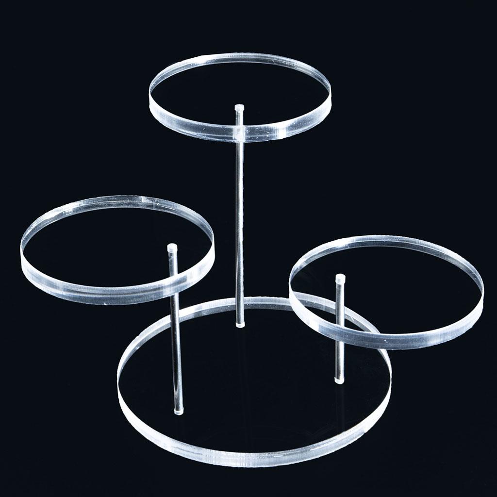 Acrylic Cake Stand Cupcake Stand Display Rack Reusable Cosmetics Holder