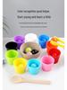 CPCE Educational Toys: Color Sorting and Recognition Set with Balls and Cups