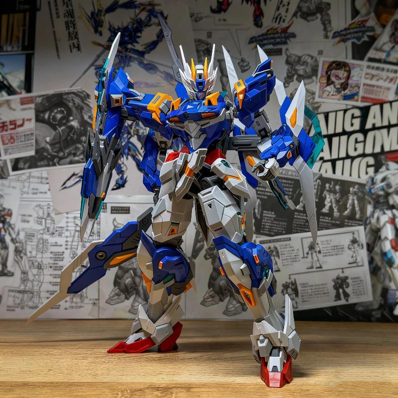 In-Stock SNAA Sovereign Series Blade Emperor 1/100 Mecha Assembly Model Kit Action Figures Desktop Ornament Surprise Gift Toys