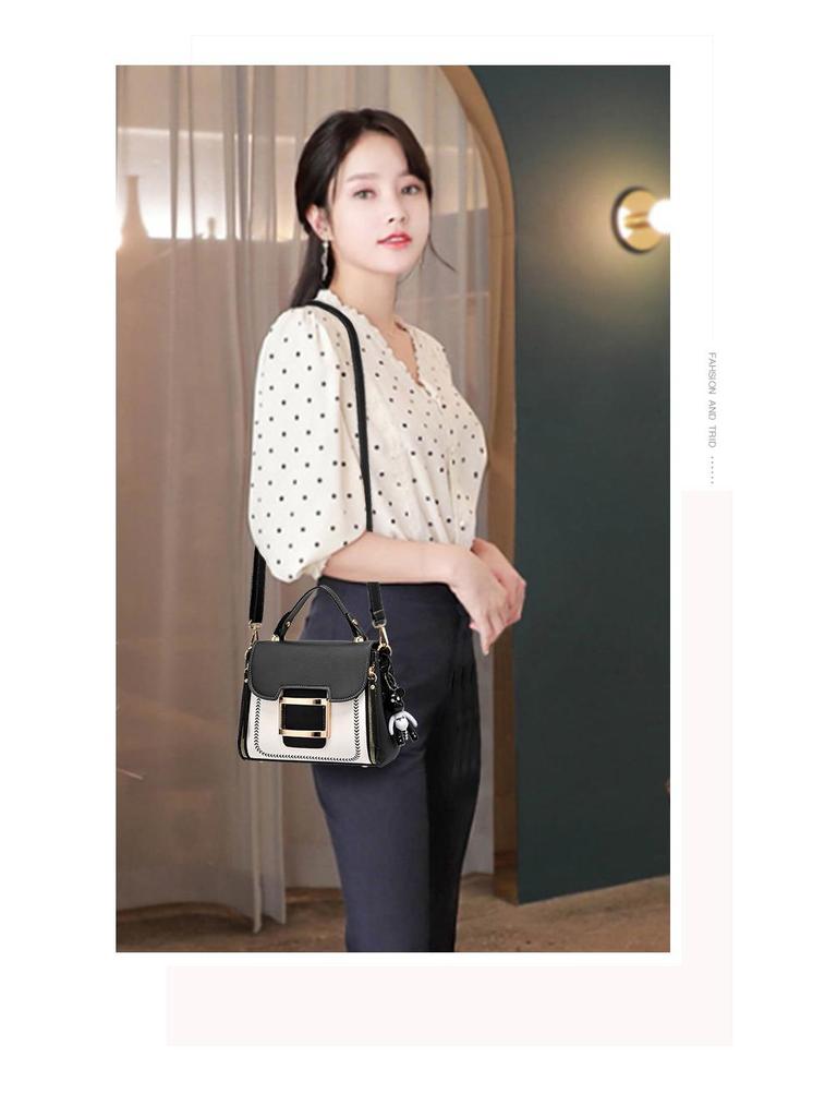 Women's Small Crossbody Bag - 2020 Fashion Influencer Shoulder Bag, Korean Style Square Handbag