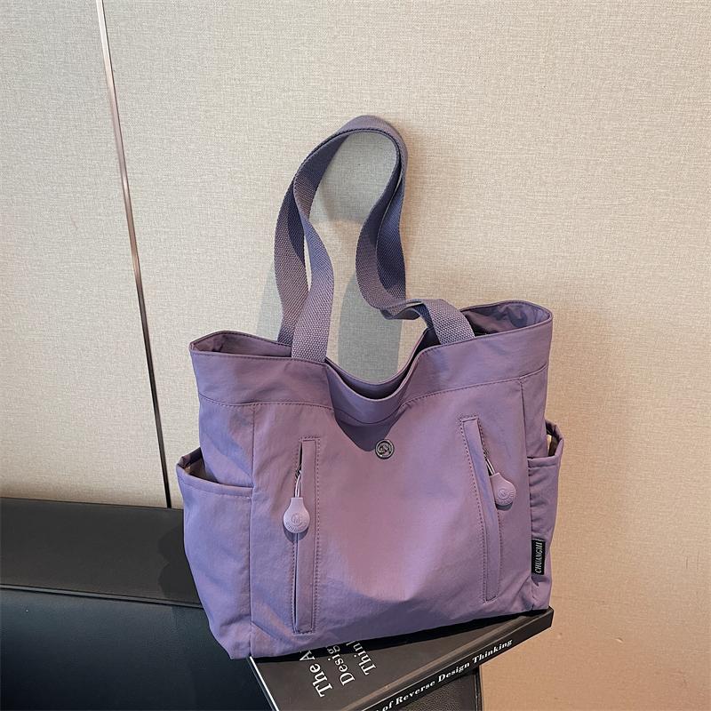 Women's Large Capacity Commuter Tote Bag Student Class Shoulder Bag