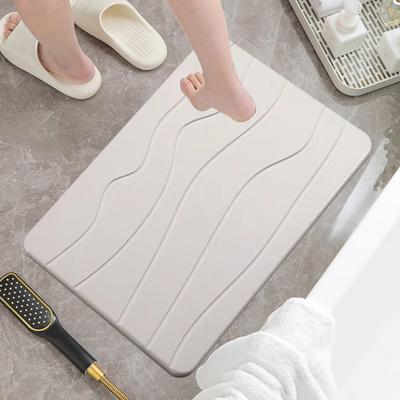 Bathroom Floor Mat Quick Absorbent Quick-Drying Diatom Mud Anti-Slip Bottom Entry
