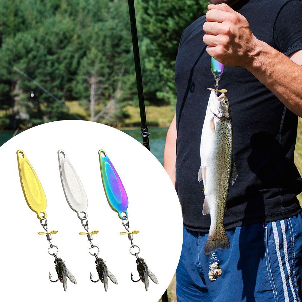 Angling Gear Fishing Spinner Baits Metal Propeller Fishing Bait  for Fish Catching Accessories