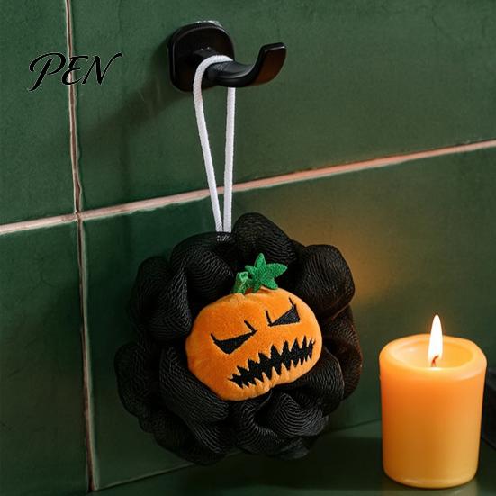 Exfoliating Bath Sponge Pumpkin Shaped Sponge, Soft Mesh Massage Scrubber, Peeling Deep Cleaning And Skin Circulation Tool for Shower Body Scrub