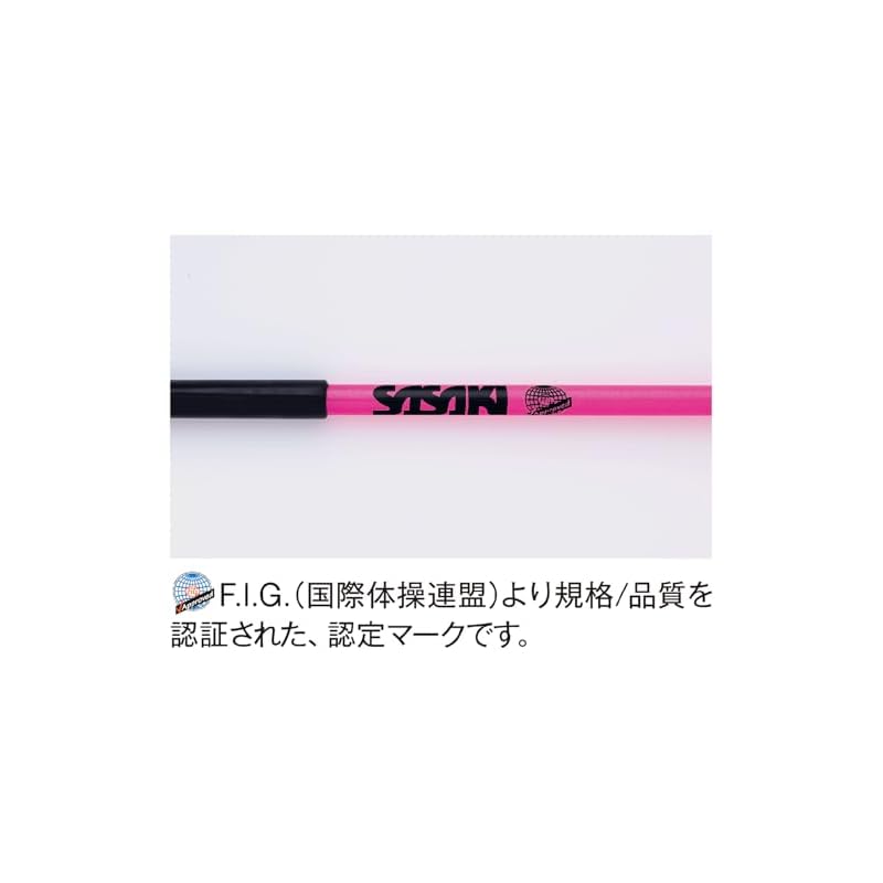 SASAKI Gymnastics Stick Junior Hologram Stick Aqua Blue x Pink MJ82H