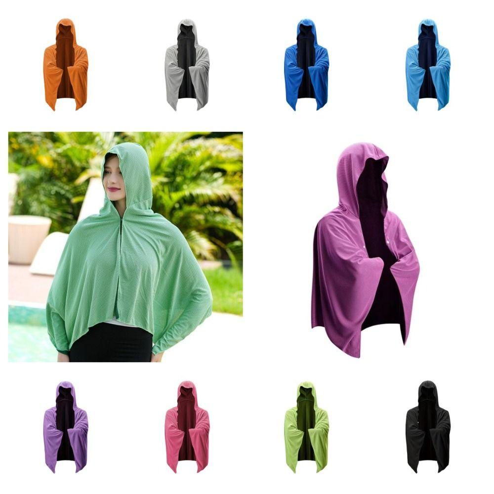 Solid Color Sunscreen Shawl Sunscreen Scarf Cycling Cap Fashion Outdoor Sun Hat  Hiking