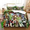 Cartoon Teenage Hacker Ben Bedding Set Boys Girls Twin Queen Size Duvet Cover Pillowcase Bed Kids Adult Home Textileextile