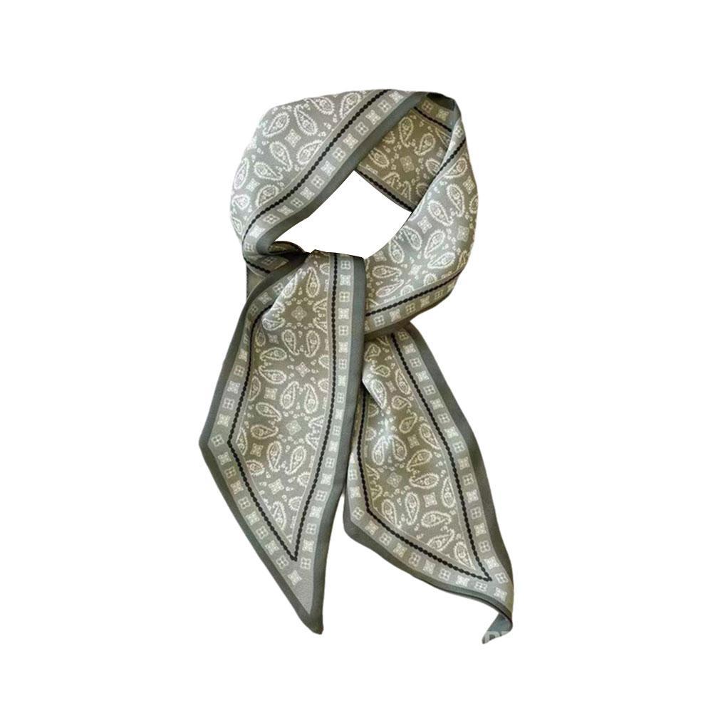 Elegant French Scarf Hair Band Bow Ribbon Multifunctional Scarf Vintage Fashion Triangle Access G3R5