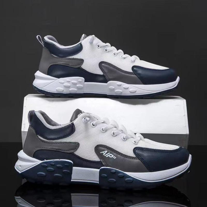 Men's Shoes New Low-top Running Shoes Trendy Non-slip Thick-soled Dad Shoes Breathable Sports Shoes