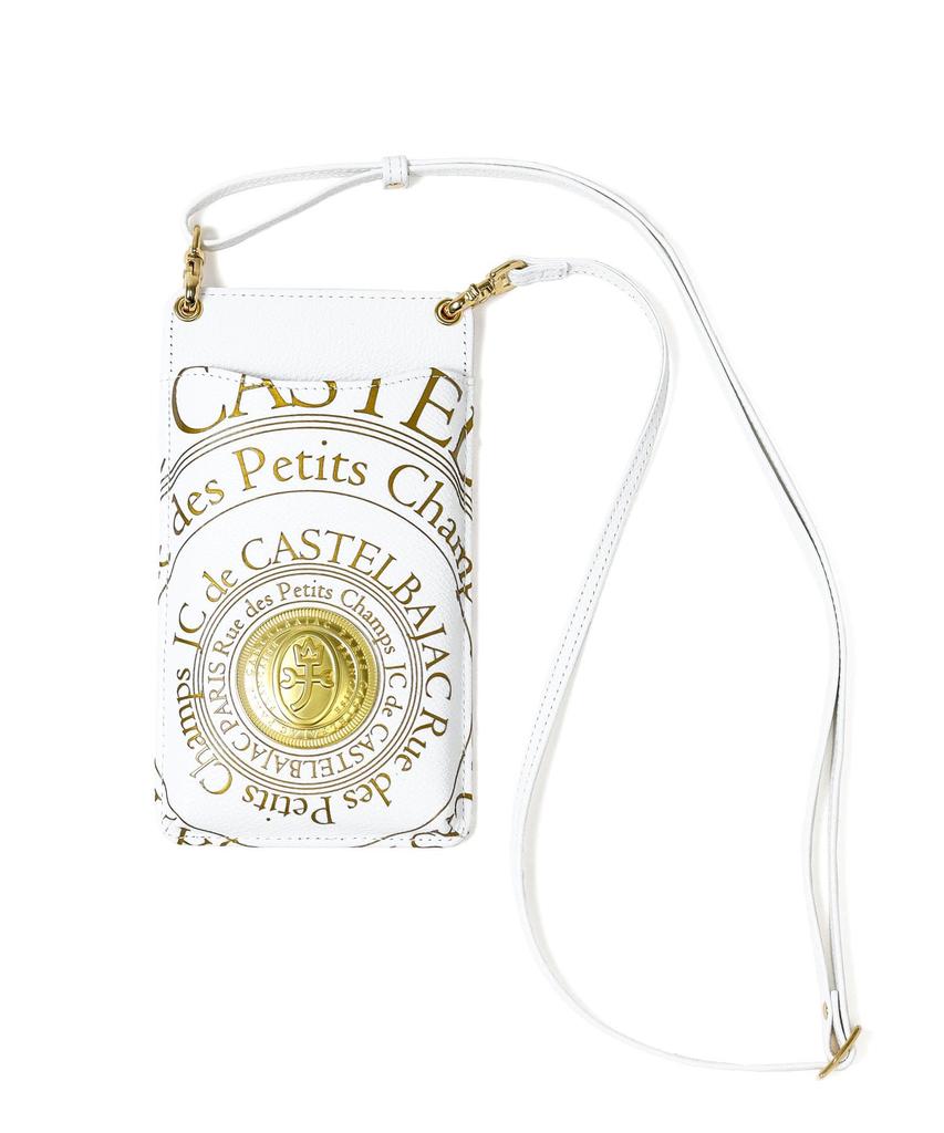 Castelbajac Pluton Smartphone Shoulder Bag No.77121 White