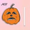 Halloween Party Favors Creepy Pumpkin Acrylic Keychain, Double-sided Head Key Ring Double Sided Holder for Backpacks, Decorative Car Chain Holiday