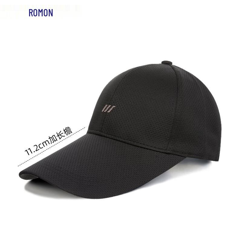 Luomeng Men s Summer Breathable Mesh Baseball Cap One Size, Adjustable чёрный