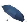 ATTAIN Lightweight Mini Folding 8 60cm Large Pongee Navy 4059 Men's Umbrella, Ribs, Size, Windproof, Fabric, Blue,