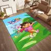 Dora Explorer Area Rug Perfect for Study room Dining Room Dormitory Living Rooms Antislip Carpet Anime Office Decor Birthday/Christmas Gift