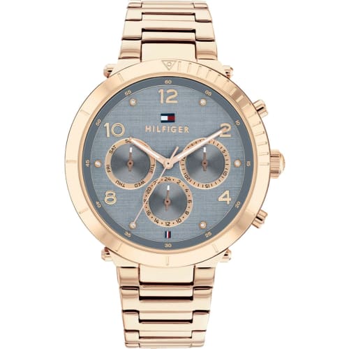 

TOMMY HILFIGER Women s Watch 1782489 Light Blue Rose Gold