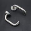 304 Stainless Steel Indoor Fire Door Handle - Double Leaf European Lock Accessory