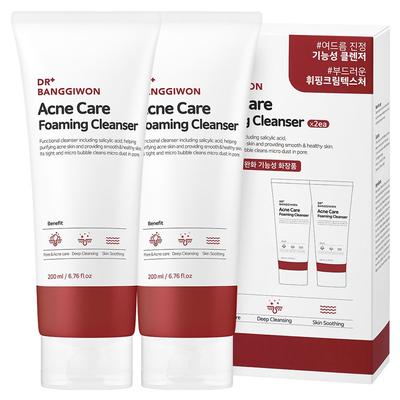 Dr. Pěnivý čisticí přípravek proti akné Bang Ki-won, 200 ml, 2 kusy