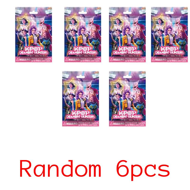 24Pcs Random Blind Box Anime KPop Demon Hunters Girl Group RUMI MIRA ZOEY Figure Action Pvc Models Toy Ornaments Gifts