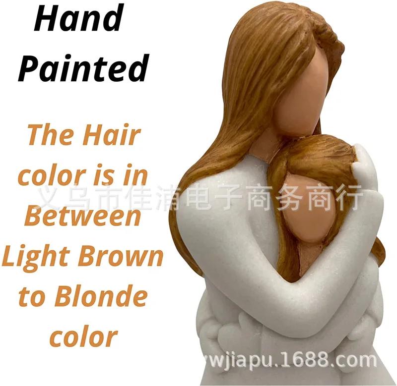 Resin Crafts Mother's Day Gift Candle Holder Resin Decorative Statue with Desktop Decoration