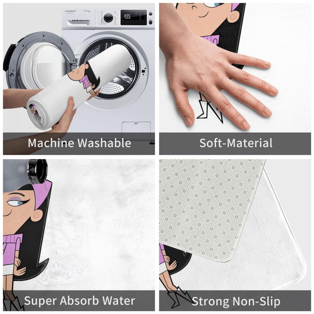 Fairly Oddparents Cosmo Doormat Kitchen Entrance Home Floor Mat Non-slip Carpet Rug for Bedroom Footpad Mats