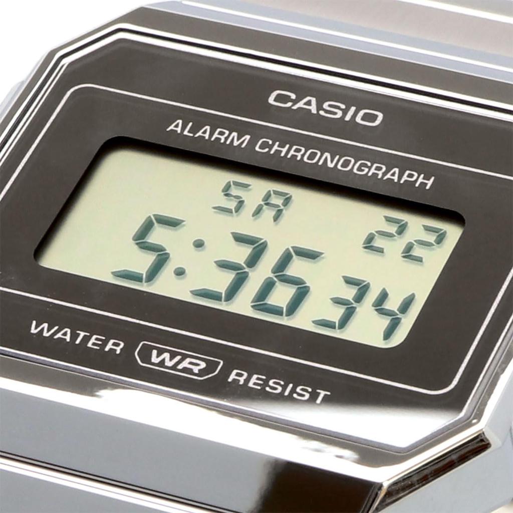 Casio Digital Vintage Series and Overseas Model Watch, A700WEV-7A, Men's Women's, Silver, [Used]