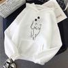 Whimsical Cat Print Sweatshirts Cat Women Kawaii Kangaroo Pocket Hoodies Girl Casual Pullovers Female Animal Hooded 90s Clothing