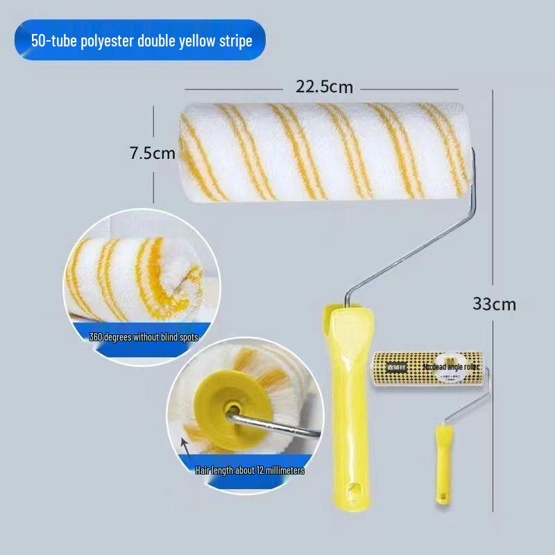 High-Grade Hot-Melt Roller Brush for Latex Paint and Waterproof Coatings 60 Brushes; Polyester