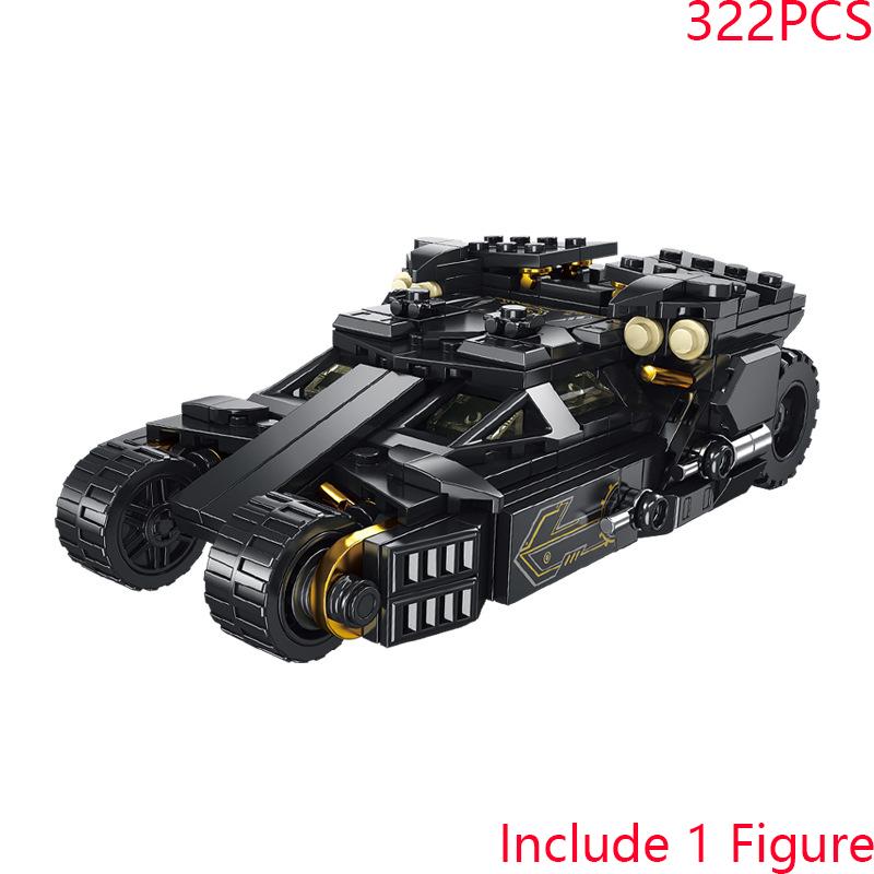 Superhero Night Knight Bat Vs Joker Harley Quinn Supercar Action Figure Building Blocks Sets Movie Model Bricks Kids Toys Gifts