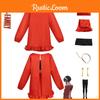 Spy×family Yor Forger Fantasia Cosplay Conjunto de Vestido para Festa de Halloween