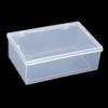 Transparent Rectangle Plastic Desktop Storage Box for Hardware and Tools