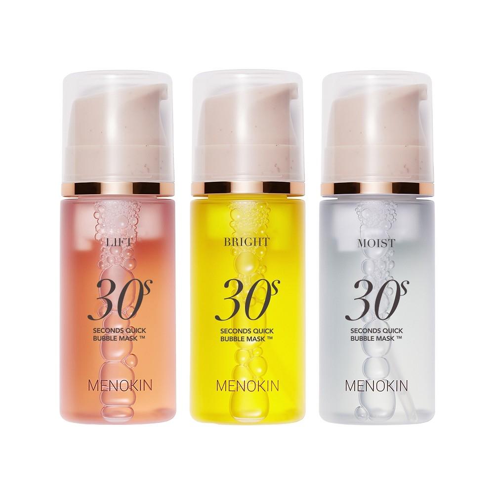 Menokin Skin Menokin 30 Seconds Quick Bubble Mask Daily Set Of 3