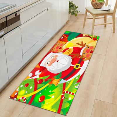 Weihnachts-Küchen-Sandteppich Fußmatte Langer Bodenteppich