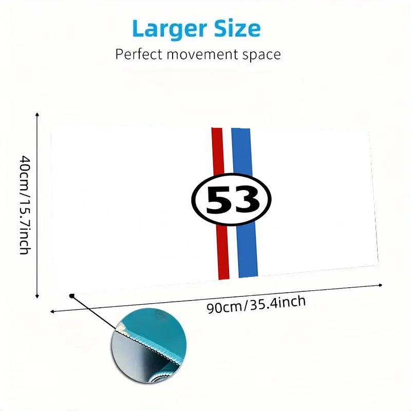 Martini Racing Large Size Mouse Pad Large Gaming Table Cushion Non-slip Laptop Tablet Big Mousepad XXL Mat Mini PC Playmat With Lock edge