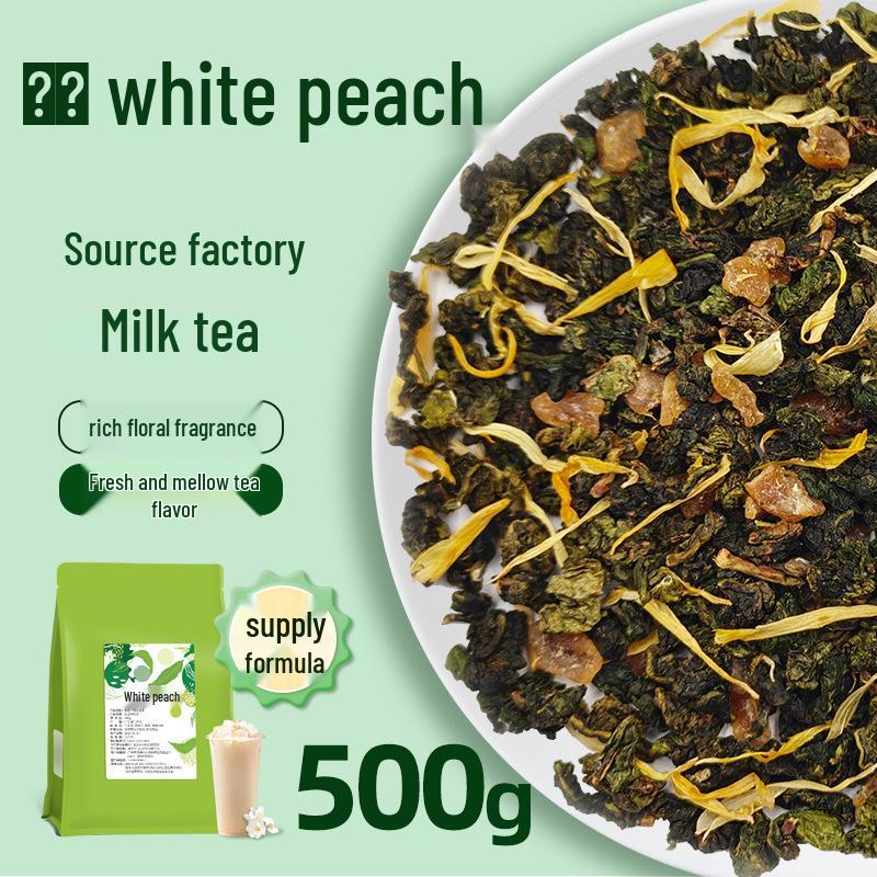 База для молочного чая Улун с белым персиком - Вдохновлено послеобеденным чаем Baidao 500g