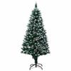 VidaXL Christmas Tree with Pine Cones and White Snow 180 Cm