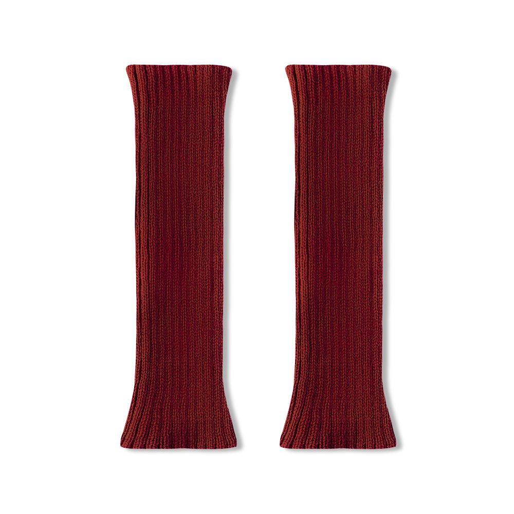 Trendy Y2K Knit Leg Warmers: Women's College Style Calf Socks, Cozy Scrunch Socks, and Warm Sleeves for Autumn/Winter