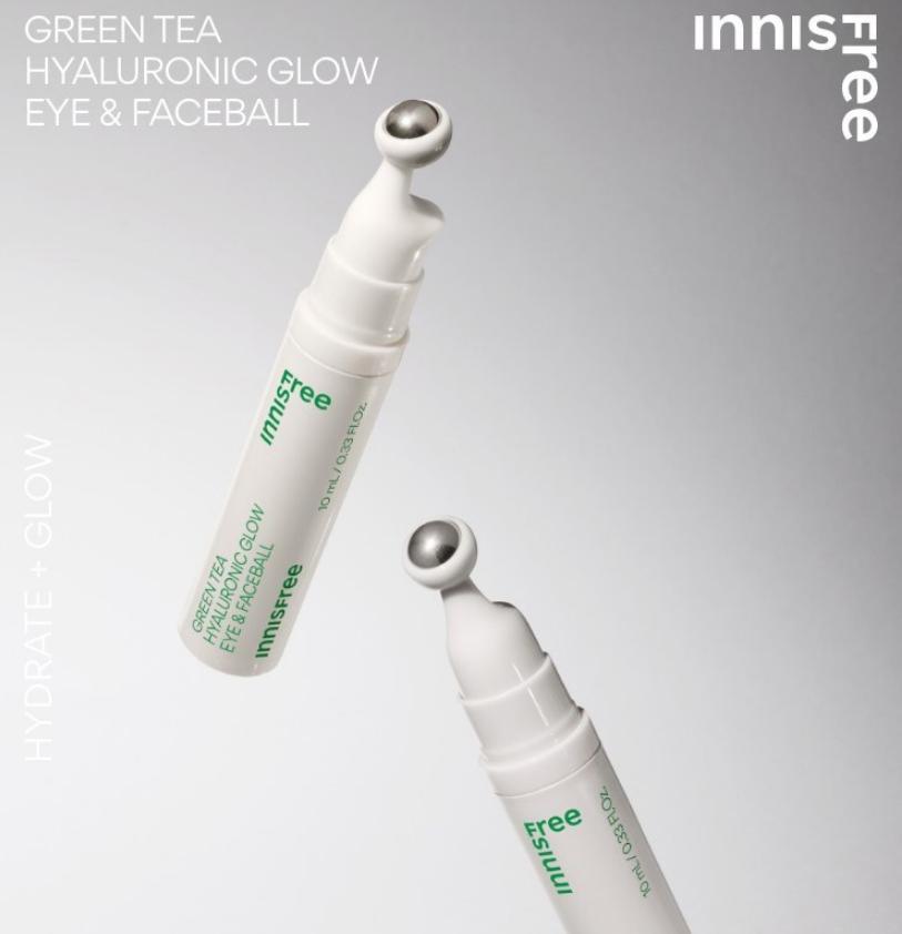 Innisfree Grüntee-Hyaluronsäure-Glow-Augen- und Gesichtsball 10 ml