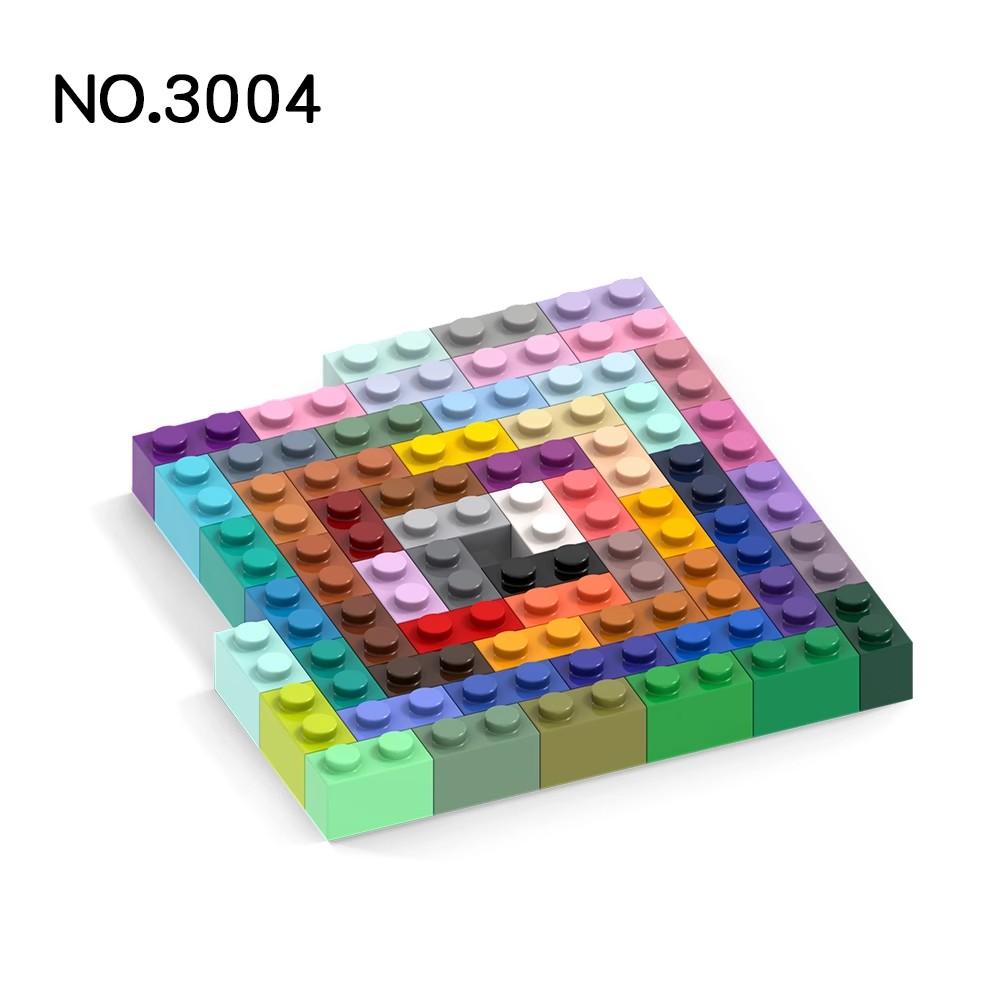 20 Stück MOC Teile 3004 Stein 1 x 2 Kompatible Steine DIY Zusammenbau Bausteine Partikel Kinderpuzzle Gehirnspielzeug Geschenk