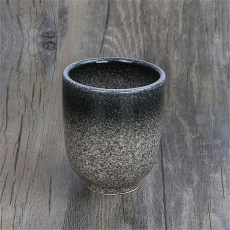 Japanese Tea Water Mug Handy Cup Hand-painted Ceramic Cherry Blossom Cups Creative Rough Ceramic Tea Cups  Coffee Cup